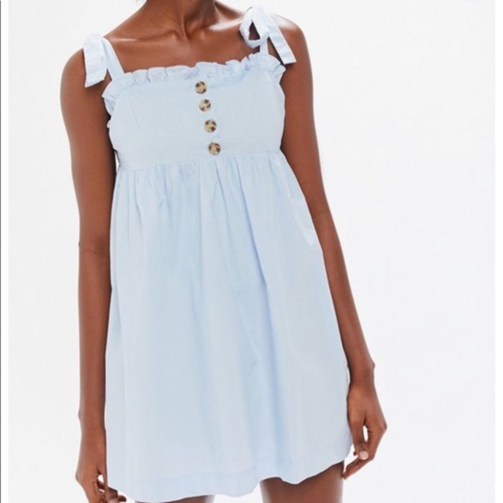 Light blue babydoll dress